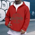 thumbnail image 2 of California San Francisco West Coast Quarter Zip Pullover Men Long Sleeve Graphic Hooded Sweatshirt Mens Hoodie Streetwear, 2 of 5