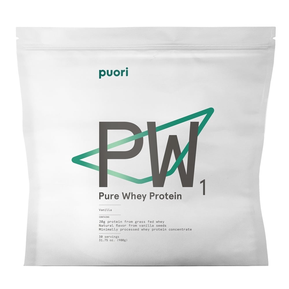 Puori PW1 Pure GrassFed Whey Protein Powder Vanilla 31.75 oz