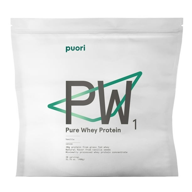 Puori Pw1 Pure Grass Fed Whey Protein Powder Vanilla 31 75 Oz Walmart Com Walmart Com