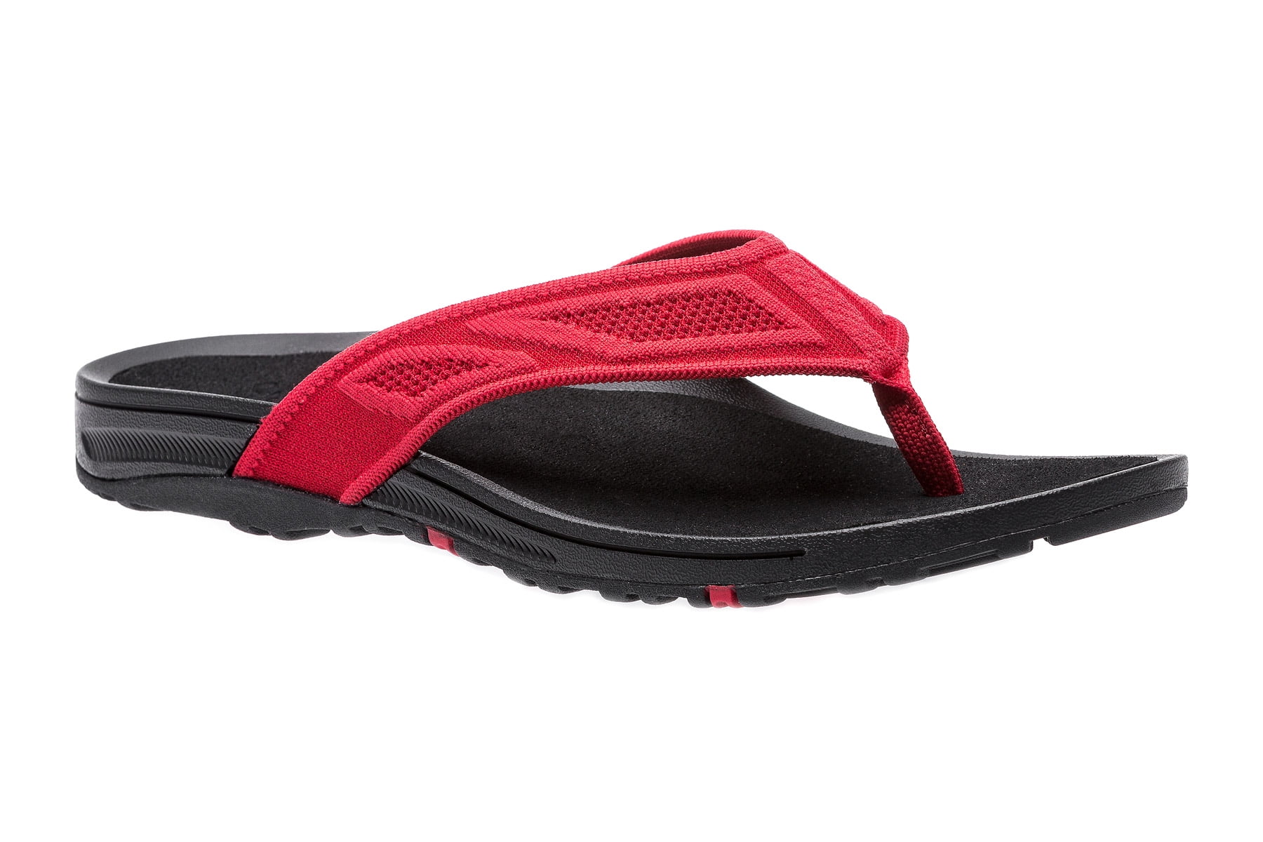 ABEO Footwear ABEO Men's Atwood Neutral Flip Flop Sandals in Red