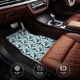 thumbnail image 6 of Naloa Penguins Whales Car Foot Mat Set of 4 Pieces - Universal Floor Liner Neoprene Full Set Floor Mats for Cars Trucks SUV, 6 of 7