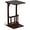 Dark Chocolate, variant on Sunny Designs Sedona 12.5" Traditional Wood Sofa Mate Table in Rustic Oak