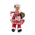 thumbnail image 2 of HILABEE Christmas Chef Ms Claus Figurine Chef Statue Centerpiece Collectible Xmas Gift Christmas Decoration for Home Fireplace Party A, 2 of 8