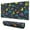 DarkBlue Dinosaurs Words, variant on Long Mouse Pads for Desk,DarkBlue Sunflower Bee Pattern Desk Mats on Top Of Desks, Desk Mouse Pad Extra Large with 3mm Non-Slip Base and Stitched Edge for Gaming,Office,Work,Home 31.5"x11.8"