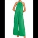 thumbnail image 1 of Conjunto de Dos Piezas para Mujer, Verano 2025, Informal, Sin Mangas, Cuello Alto, Top Corto, Pantalones de Pierna . Verde XL, 1 of 9