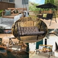 thumbnail image 6 of Qilloway Assorted Khaki Swing Cushion Outdoor Seating, Backrest Waterproof, 6 of 6