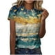 thumbnail image 1 of Penkiiy Mujer 3D Pintura Floral Tee Pintura al óleo Impresionista Camiseta Pintura Impresión Camiseta para Mujer 3XL Multicolor, 1 of 5