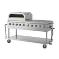 thumbnail image 6 of 72 in. Commercial Outdoor Propane Gas Grill with 36 in. Pizza Oven in Stainless-Steel (CGKIT7-P36), 6 of 13