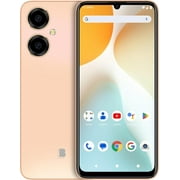 BLU G64 G1010WW 6.8" HD+ Infinity 256GB Dual-SIM 4G LTE GSM Smartphone, Unlocked, Peach
