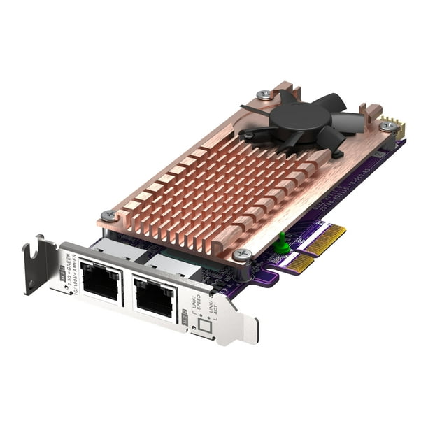 QNAP x PCIe Gen3 M.2 NVMe & 2 x 2.5GbE Port Expansion Card to Enhance Performance - Walmart.com
