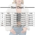 thumbnail image 3 of Women's Faux Fur Cropped Jacket Long Sleeve Open Front Lapel Winter Jacket Shaggy Warm Short Outerwear Fall Clothes, 3 of 7