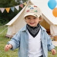 thumbnail image 2 of CAUYDY Childrens Baseball Cap With Car Design Embroidered For Kids Boys And Girls Cartoon Mesh Cap 5T 6T 7T 8T Toddler Boys Sun Hat Summer (Sizes 3-8 Years,D1-Khaki), 2 of 7