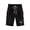 Black, variant on Children's Casual Thin Outerwear Elastic Waistband Loose Five Inch Pants Breathable Kids Shorts and Girls Long Shorts for Daily Summer Activities 3-13Y
