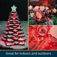 thumbnail image 4 of Cadena de luces LAMPHOME, paquete de 20 unidades, de 6.6 pies, color rojo, funciona con pilas, 4 of 7