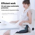 thumbnail image 3 of Seat Cushion for Office Chair and Car,Lumbar Support Pillow for Back & Tailbone Pain Relief, Tailbone Pressure Relief Coccyx Pad for Office Chair, Car,Wheelchair,Home, 3 of 11