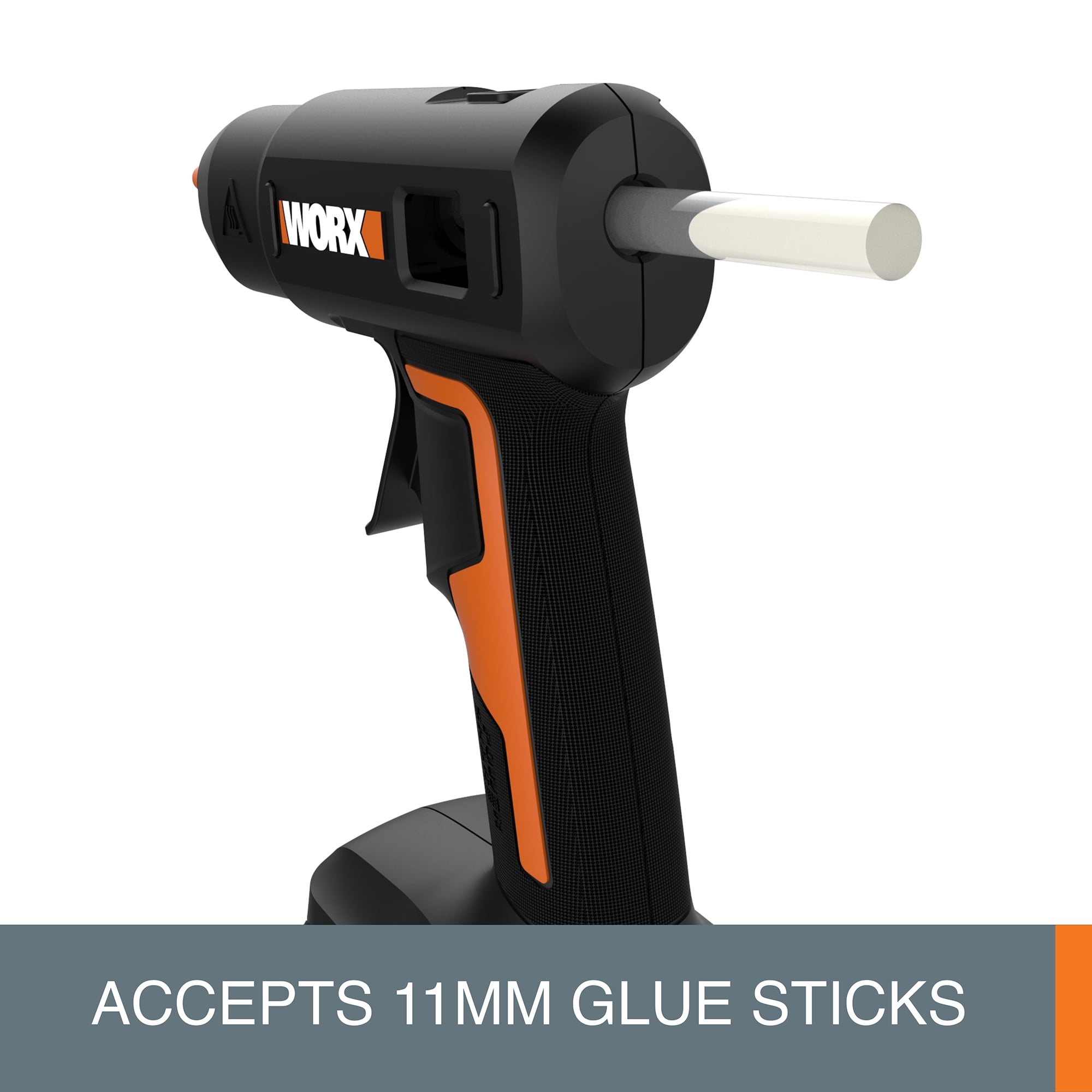 Worx WX045L.9 20V Power Share Full-Size Hot Glue Gun (No Battery and Charger Included - Tool Only)