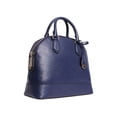 thumbnail image 3 of Michael Kors Smythe Large Dome Satchel Navy/Gold, 3 of 6
