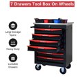 thumbnail image 4 of Aukfa Tool Box 7-Drawer Rolling Tool Chest Combination Workbench for Workshop Garage, Black, 4 of 9