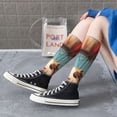 thumbnail image 3 of Lsque Hot Air Balloon Guinea Pig Printed Crew Socks Men's Women's LightWeight Thin Casual Calf Socks ,Knee High Socks,Cotton Socks, 3 of 9