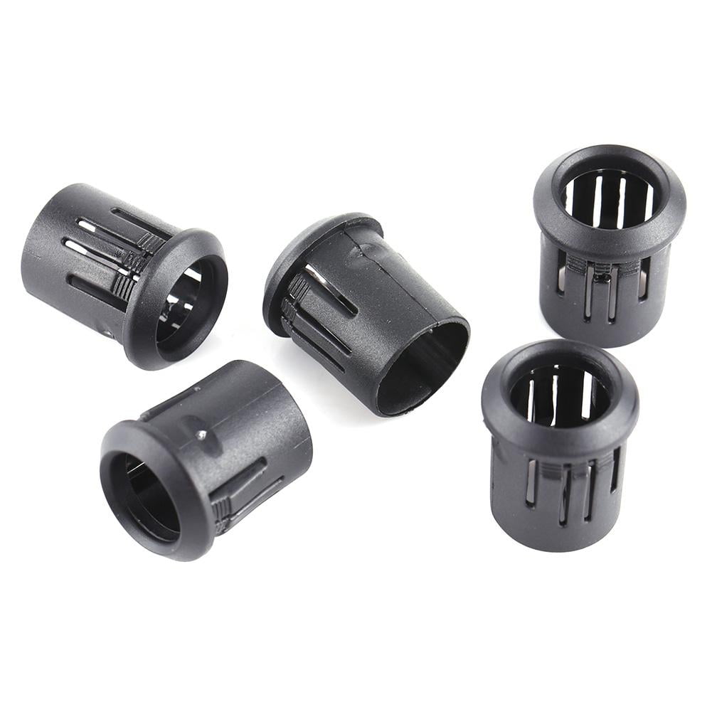 Black Plastic Lamp LED Diode Holder Black Clip Bezel Socket Mount 3mm 5mm 10mm