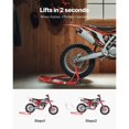 thumbnail image 4 of Dranite Motorcycle Rear Wheel Stand Lift - Heavy Duty 850 lbs Capacity with Swingarm Spool Combo, Red, 4 of 6
