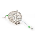 thumbnail image 2 of Naierhg Fish Small Stainless Steel Wire Fish Bait Trap Basket Fishing Tackle Lure Cage, 2 of 5