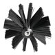 thumbnail image 3 of Multi Functional Cleaning Brush Chimney Maintenance Brush Boiler Cleaning M8 Screw Thread Electric Drill Compatible 1Pcs, 3 of 4
