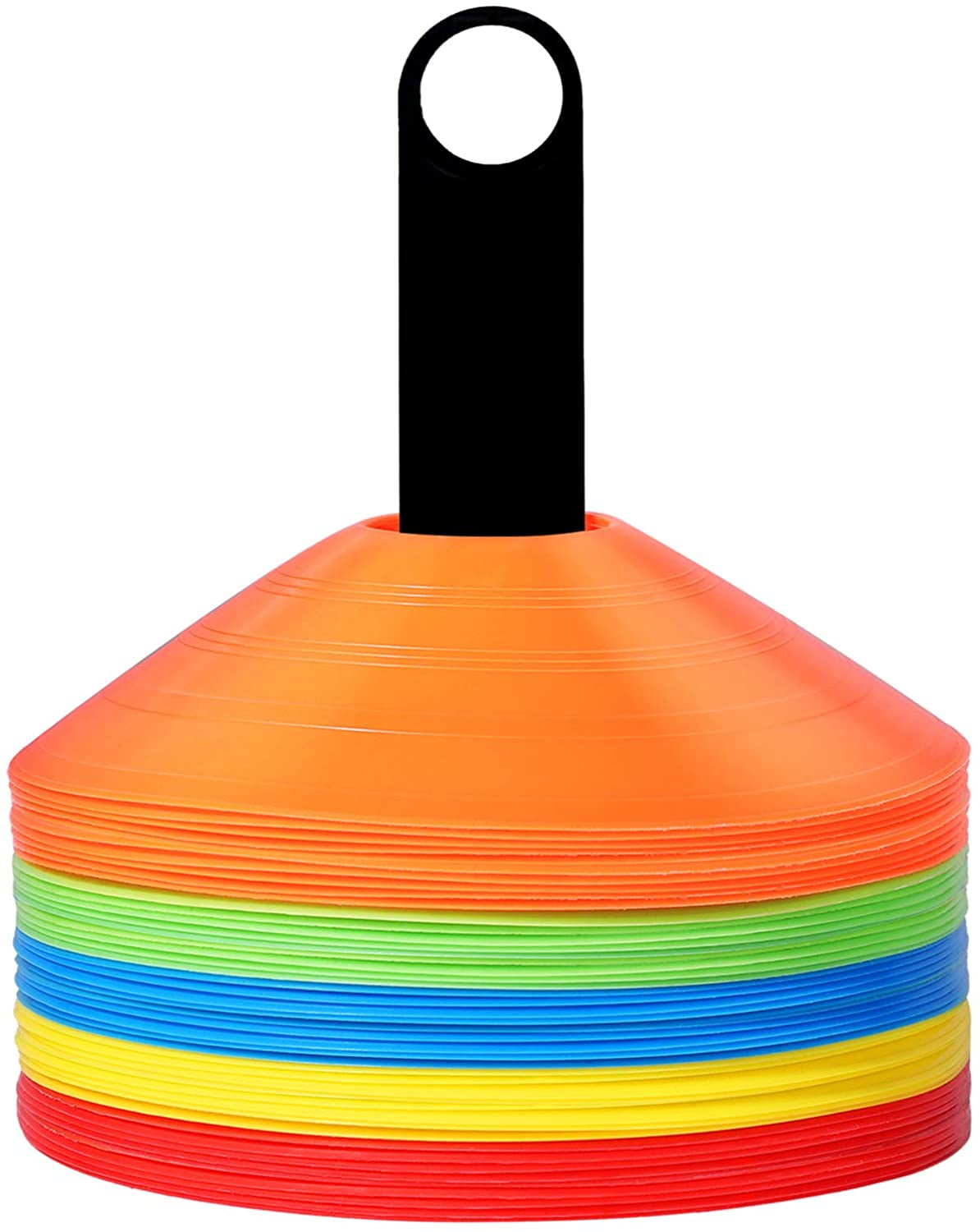 Football & Any Ball Game to Mark,Disc Mini Training Cones,Field Markers Includes Storage Bag. 30 Pack Premium Soccer/Football Agility Cones Marke Cones,Perfect for Soccer 30 Pack 