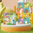 thumbnail image 2 of B Toy Fabric Book With Crinkle Sound Safe Chew Educational Book Interactive Learning Fabric Book Textured Fabric Reading Material For Kids Multidimensional Sensory Stimulation And Tearproo, 2 of 6