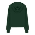 thumbnail image 4 of Womens Half Zip Sweatshirts Fall Fashion Long Sleeve Collared Cropped Tops 2025 Trendy Y2k Relaxed Fit Pullover Clothes, 4 of 4