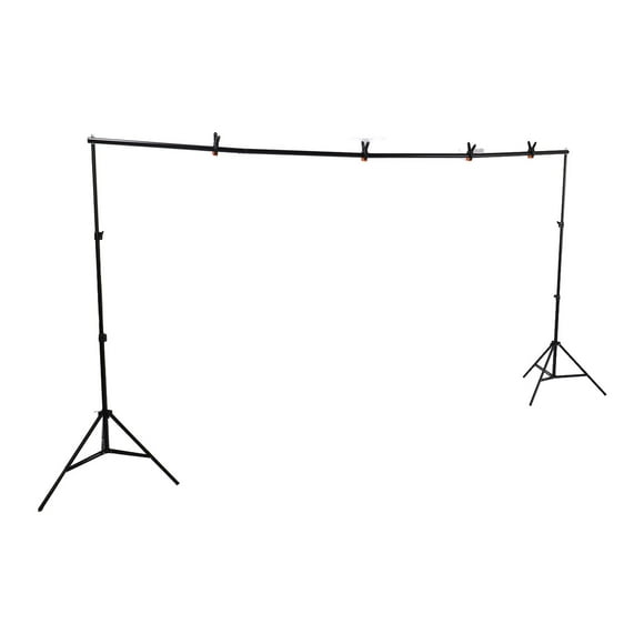 Backdrop Stand, Stable Structure Adjustable Photo Backdrop Stand Kit with Clips for Photography