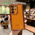 thumbnail image 3 of for Galaxy S23 Ultra Case 6.8"(Not fit S23+)[10ft Drop Protection] Cute Clear Bright Colors Soap Design with Ultra Thick Edge Protection Soft Puff Phone Case(for Samsung Galaxy S23 Ultra, Brown), 3 of 7