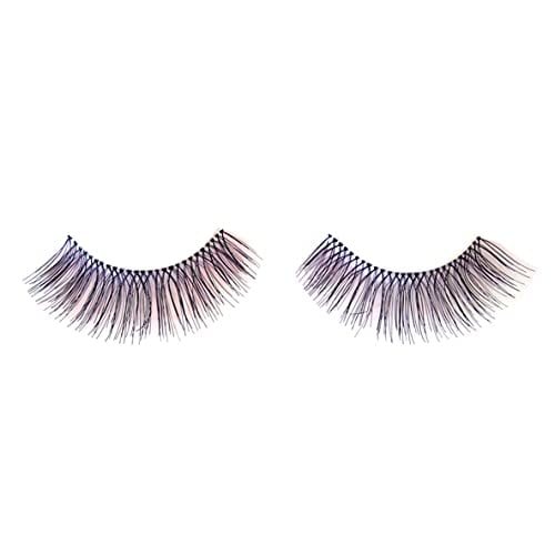 Coveted Cosmetics False Eyelashes Natural Feather Hand Made Human Hair Fake Falsies Lashes (2 Pair, Queen B)