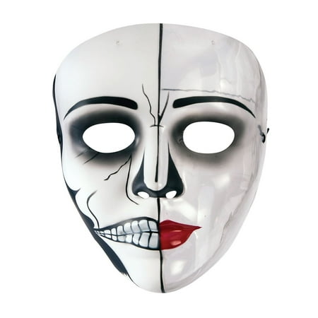 Female Phantom Transparent Mask Halloween Costume Accessory