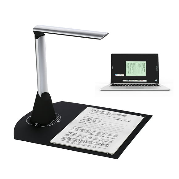 For BK34 Document Camera Scanner 5 Mega- HD Camera A4 Capture Size with LED Light Teaching Software for Classroom Teachers Online Teaching Distance Learning Education