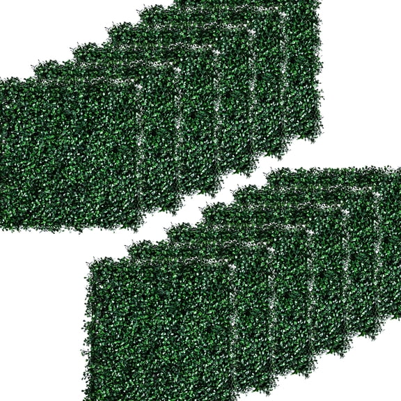 Grass Wall Panels, 12 - Piece Set / Cuttable and Interlocking for Any Space