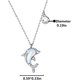 thumbnail image 4 of Collar de mujer de plata de ley 925 con Colgante de delfín YONGSHENG, 4 of 5