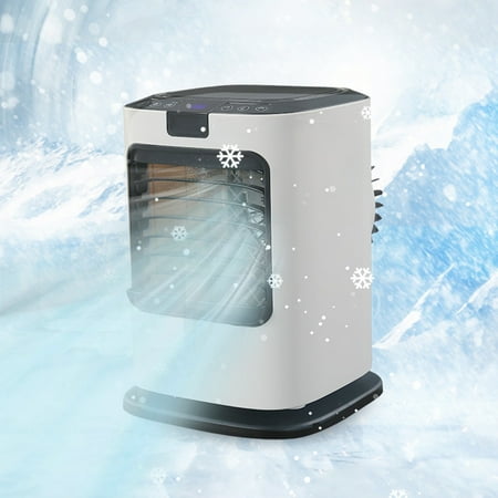 

Kadlawus essential household items Portable Conditioner 6-Speed Evaporative Cooler Timed Seven-Color Night Light Wide Angle Swings Head Personal Conditioner For Home Office