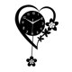 thumbnail image 4 of Reloj de pared decorativo, reloj colgante ligero de estilo nórdico con péndulo. Negro, 4 of 9