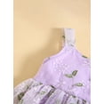 thumbnail image 5 of Bagilaanoe Newborn Summer Outfits Baby Girl Rompers Dress Flower Embroidery Sleeveless Bodysuits 3M 6M 9M 12M 18M Infant Patchwork A-line Dresses, 5 of 9