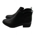 thumbnail image 4 of Sun + Stone Womens Cadee Faux Leather Zipper Ankle Boots, 4 of 7