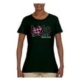 thumbnail image 2 of Wild Bobby Loved John 3:16 Inspirational/Christian Women Graphic Tee, Forest Green, XX-Large, 2 of 6