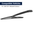 thumbnail image 3 of 1Set 310mm 12" Car Rear Windshield Wiper Blade Arm for Mitsubishi Endeavor 04-11  Black, 3 of 7