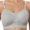 Grey, variant on Pisexur Maternity Bras for Breastfeeding Ultra Comfort Push Up Wireless Seamless Underwear Maternity Bra for Pregnancy,Antibacterial Fabric Maternity Bras Gray,95
