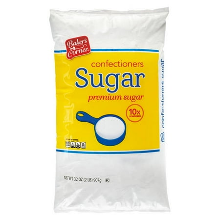 2PK - Baker's Corner Powdered Sugar, 32 oz