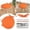 A_orange, variant on 1PCS Outdoor Dining Chair Cushions, Patio Seat Cushions 15Inch, Round Outdoor Chair Cushions with Durable Tie for Non-Slip Support,Indoor 1.8cm Thin Sponge In All Seasons Multi Color Optional, Green