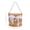 thumbnail image 2 of FONDOTIN Fruit Picking Basket Handheld Woven Basket For Road Trips 1Pcs, 2 of 8