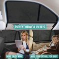 thumbnail image 5 of Baby Car Sun Shade,2 Pieces Car Sun Shade by Block UV Rays by Kids and Pets Rear, 5 of 5