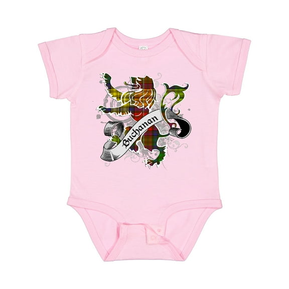 Inktastic Buchanan Tartan Lion Boys or Girls Baby Bodysuit