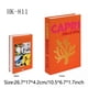 thumbnail image 1 of Caja de almacenamiento plegable con forma de libro falso simple, que se puede abrir, decoración de sala de estar de hotel, tapón de libro, decoración, libro de simulación, 1 of 5